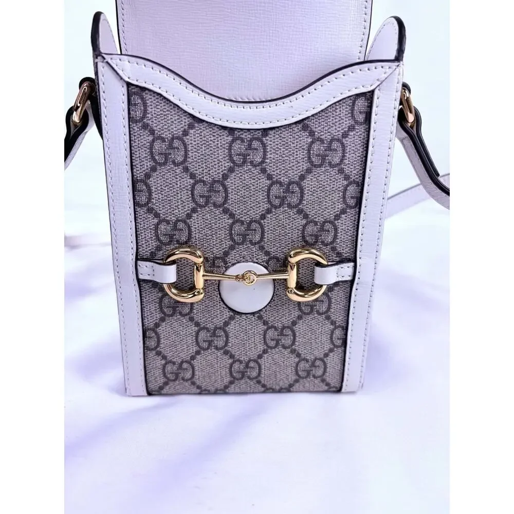 Gucci GG Supreme Horsebit 1955 Mini Vertical Bag SPB-EB-367461